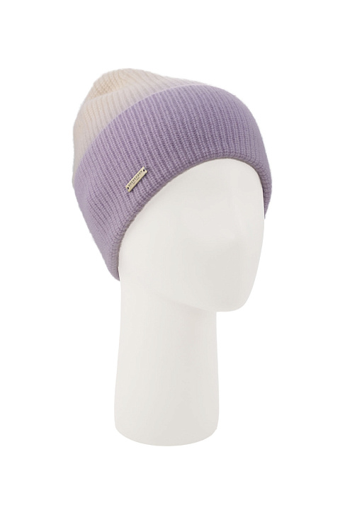 Шапка лопата с отворотом из кашемира / Seeberger