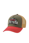 Бейсболка сетка STETSON лето ун. 25 0Y-00018191 (универсальный, хаки/красный, , 85 sonstigeвышивка)