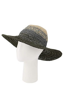 Шляпа широкополая из бумажной соломы / Seeberger