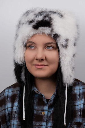 Шапка ушанка ЭКОМЕХ КОШКА KRUCH зима жен. 25/26 0Y-00019334