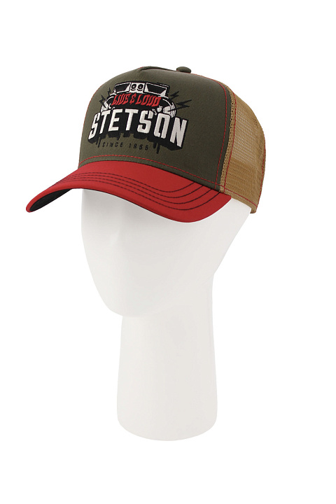 Бейсболка с сеткой хлопковая / Stetson