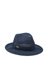 Шляпа федора SEEBERGER лето жен. 25 0Y-00018218 (универсальный, джинсовый, 0061 swallow blue)