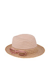Шляпа федора BEDACHT лето жен. 190 0G-00004962 (57, чайная роза, бант)