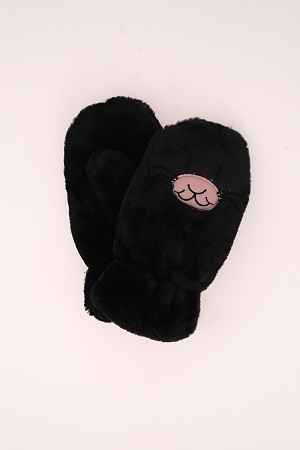 Варежки КОТИК ИСК.МЕХ RANNA&ISMS зима дет. 23/24 0Y-00014095