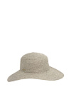 Шляпа флоппи SEEBERGER лето жен. 23/25 0Y-00012017 (L, светло-серый, лейбл)
