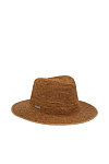Шляпа федора SEEBERGER лето жен. 25 0Y-00018207 (универсальный, песочный/льняной, 9493 sand/linen)