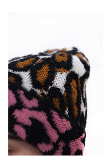 Шапка с отворотом двухслойная / Moschino