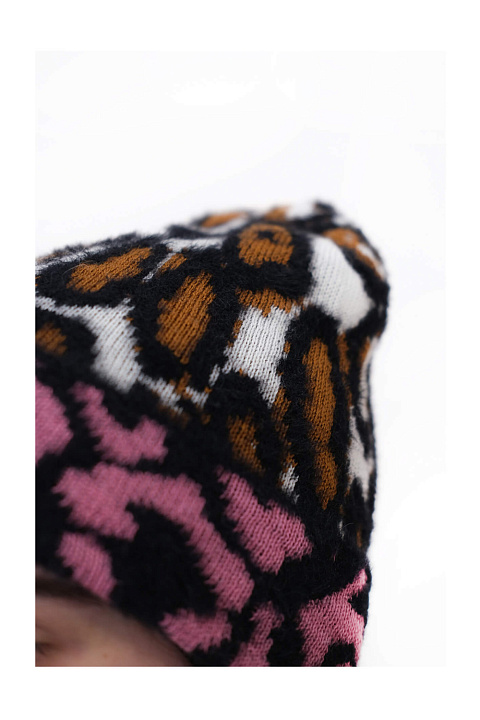 Шапка с отворотом двухслойная / Moschino