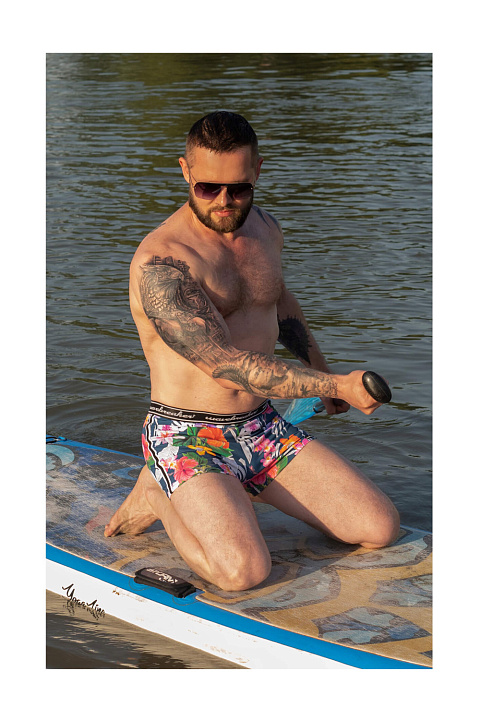 Плавки-боксеры купальные / Wavebreaker