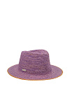 Шляпа федора SEEBERGER лето жен. 25 0Y-00018207 (универсальный, аметист/песочный, 7394 amethyst/sand)