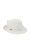Шляпа трилби SEEBERGER лето жен. 25 0Y-00018208 (L, белый, 1717 white/ white)