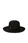 Шляпа SEEBERGER лето жен. 24/25 0Y-00014666 (универсальный, черный, 10 black)