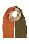 Шарф ТРЕХЦВЕТНЫЙ FRAAS зима ун. 25/26 0Y-00013095 (40*180, зеленый/терракотовый, 753)