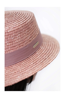 Шляпа канотье соломенная / Seeberger