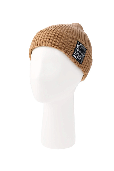 Шапка из шерсти с отворотом / Moschino