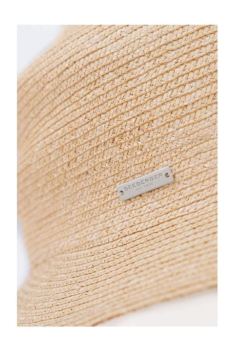 Шляпа котелок из соломы / Seeberger