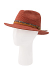 Бейсболка федора STETSON лето жен. 25 0Y-00018268 (L, терракотовый, 89 sonstige)
