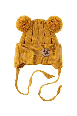 Шапка отворот на завязках MADLEN весна/осень дет. 22/23 0Y-00007952