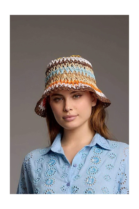 Шляпа панама из бумажной соломы / ICONIQUE