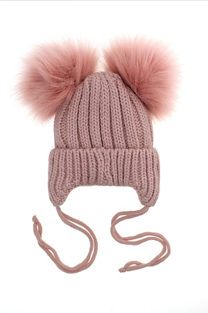 Шапка отворот на завязках ДИНЯ МАЛЫШКА VETEX зима дет. 22/23 0Y-00007923