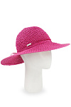 Шляпа флоппи SEEBERGER лето жен. 230 SALE 0G-00005024 (универсальный, фуксия, шнурок, бант)