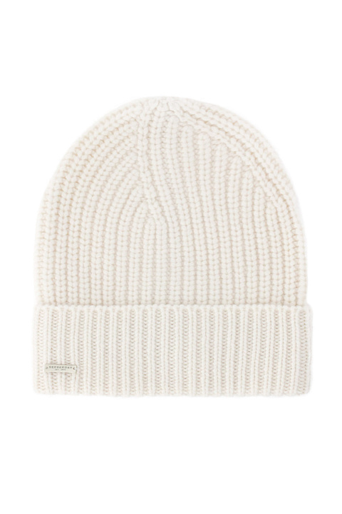 Шапка с отворотом из кашемира / Seeberger