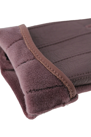 Перчатки сенсорные КОЖА/ЗАМША ЖОКЕЙ СТРОЧКА ALEX весна/осень жен. 22/23 0Y-00008127