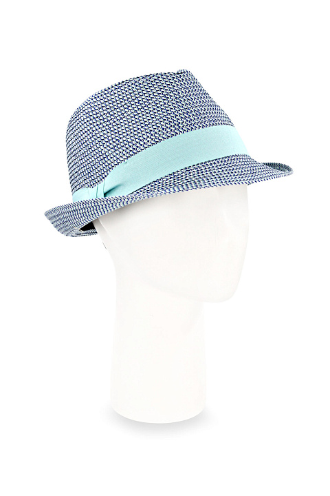 Шляпа трилби из бумажной соломы / Seeberger