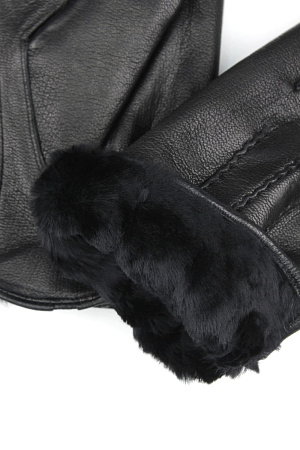 Перчатки РЕЗИНКА СТРЕЛКИ КОЖА RANNA&ISMS зима муж. 20/21 0G-00011416