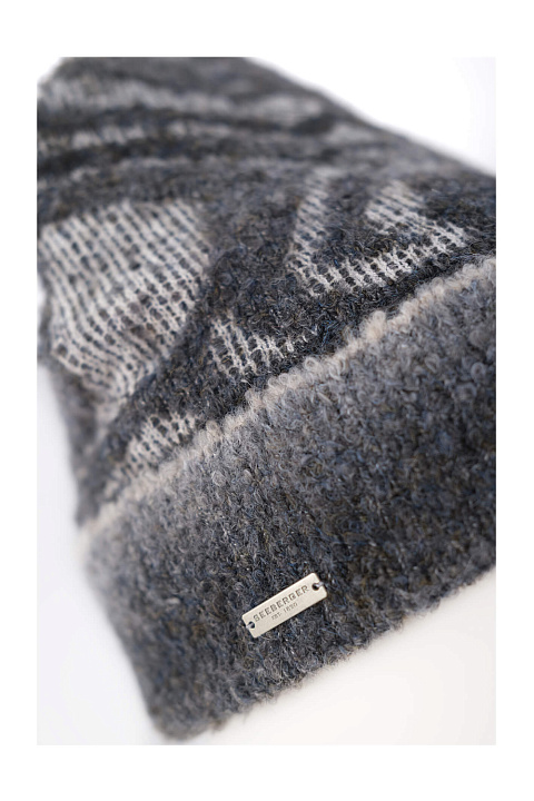 Шапка с отворотом демисезонная / Seeberger