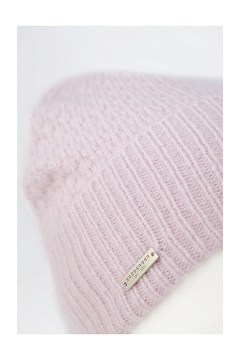 Шапка из кашемира и шелка с отворотом / Seeberger