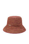 Шляпа SEEBERGER лето жен. 25 0Y-00014657 (универсальный, гранатовый/песочный, 7694 garnet/sand)