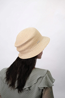 Шляпа котелок из соломы / Seeberger