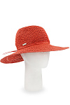 Шляпа флоппи SEEBERGER лето жен. 230 SALE 0G-00005024 (универсальный, терракотовый, шнурок, бант)