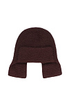 Шапка ушанка DISPACCI зима жен. 23/24 0Y-00013005 (56-58, коричневый)