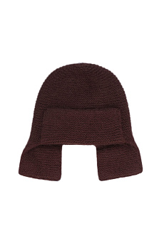 Шапка ушанка из ангоры и шерсти альпаки / Dispacci