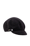 Кепка гаврош SEEBERGER весна/осень жен. 210 0G-00010855 (универсальный, антрацит, бусины)