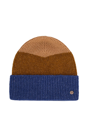 Шапка колпак ТРЕХЦВЕТНАЯ FRAAS весна/осень жен. 23/24 0Y-00013091
