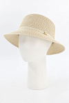 Шляпа ШАТУШ лето жен. 22/24/25 SALE 0Y-00005137 (56-58, бежевый, лента, пряжка)