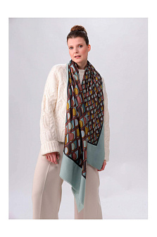 Палантин из комбинированной ткани / Fraas