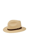Шляпа федора STETSON лето ун. 24 0Y-00015536 (L, бежевый, , 7 beigeлента)