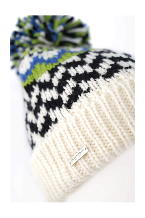 Шапка с помпоном на флисе / Seeberger