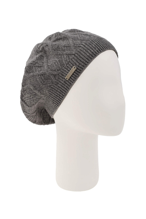 Берет из кашемира с косами / Seeberger