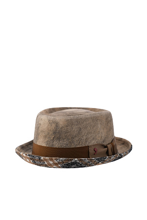 Шляпа порк-пай PORKPIE-7 C/C55 ALFONSO D`ESTE весна/осень ун. 24/25 0Y-00016855