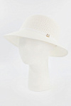 Шляпа ШАТУШ лето жен. 22/24/25 SALE 0Y-00005137 (56-58, белый, лента, пряжка)