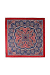 Платок ROECKL весна/осень жен. 25/26 0Y-00018643 (53*53, красный/синий, 454)