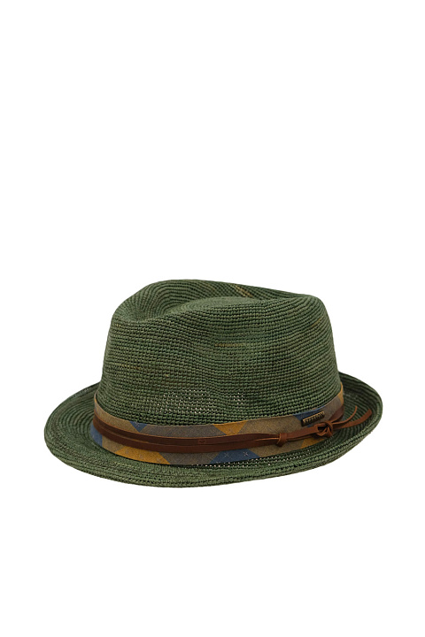 Шляпа трилби из натуральной соломы / Stetson