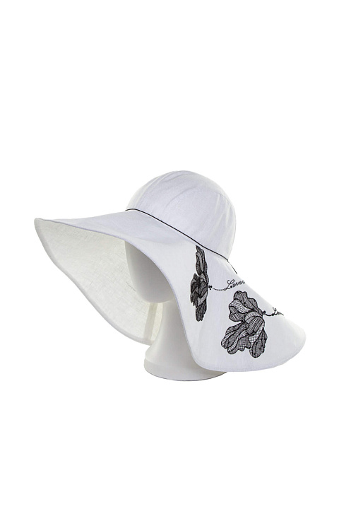 Шляпа широкопалая с вышивкой / Level Pro