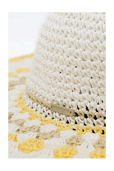 Шляпа широкополая из бумажной соломы / Seeberger