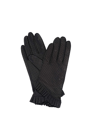 Перчатки КОЖА ПЕРФОРАЦИЯ BERRAMODE весна/осень жен. 24 0Y-00005018